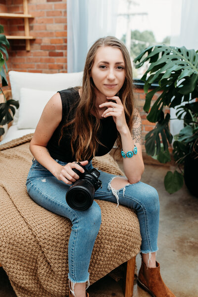 Natural 'About Me' photo of lydia anne photography, showcasing a relaxed and friendly vibe, designed to make your website visitors feel more connected and engaged with your personal brand.