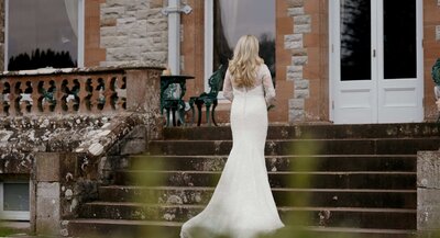 Bride-During-a-Portrait-Session-at-Castle-Leslie