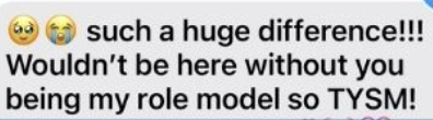 Review from client acknowledging how Emily Michele helped unlock money mindset blocks and relationship healing.