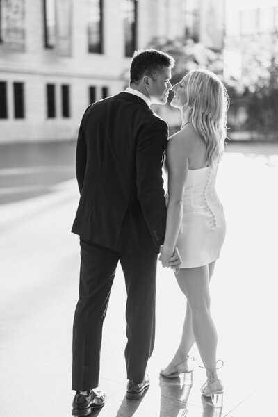 Bahá'í House of Worship Engagement Session by Chicago Wedding Photographer Lindsey Ramdin L.A.R. Weddings