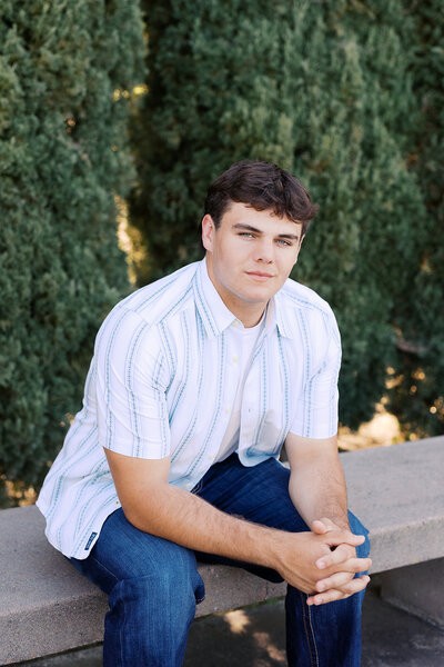 Santa Rosa California high school senior portrait