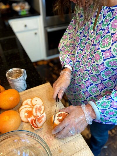Cutting-oranges