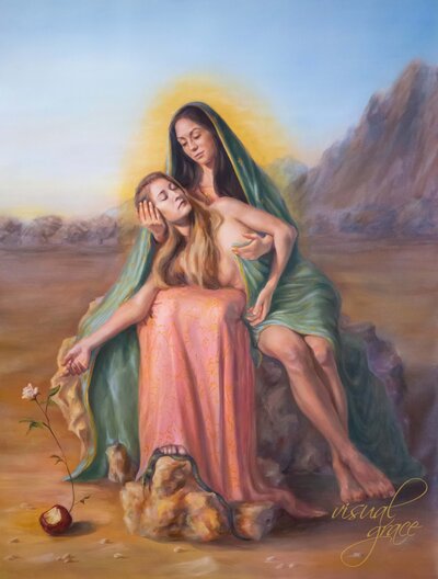 painting of women