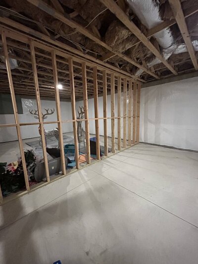 APS Waterproofing provides comprehensive basement waterproofing in Atlanta, highlighting sealed walls and effective water management.