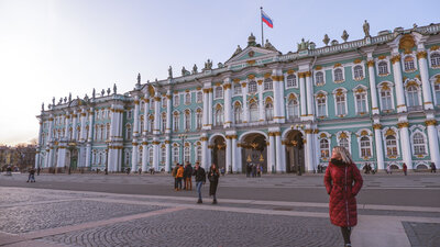 Hermitage Museum in Saint Petersburg, Russia