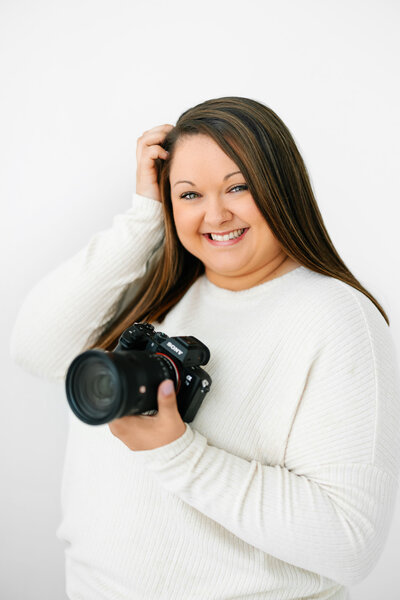 Woman posing for Camera