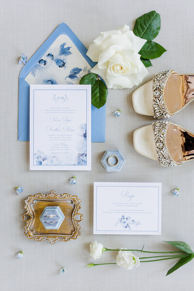 couple dip kissing coming down the aisle