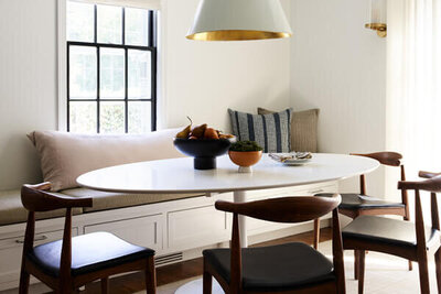 A large-scale home renovation by a Boston interior design firm, specializing in full-home transformations and high-end design projects across New England.