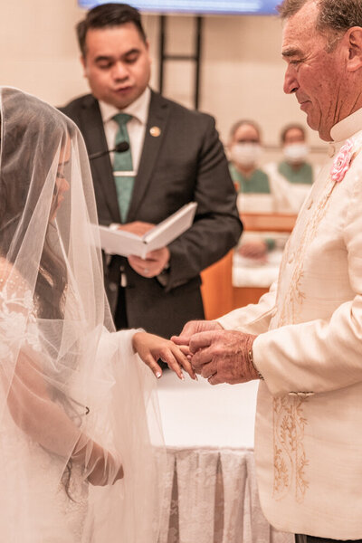 Ring exchange - Townsville Wedding Photography by Jamie Simmons