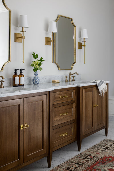 Full renovations, including kitchen and bath designs, by Kansas City interior designer Kara Kersten Design.