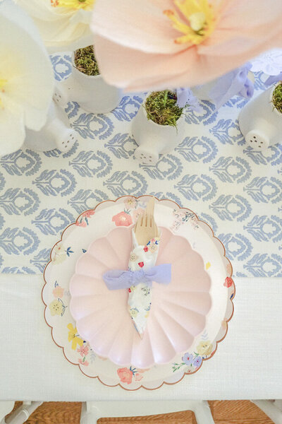 first birthday tablesetting