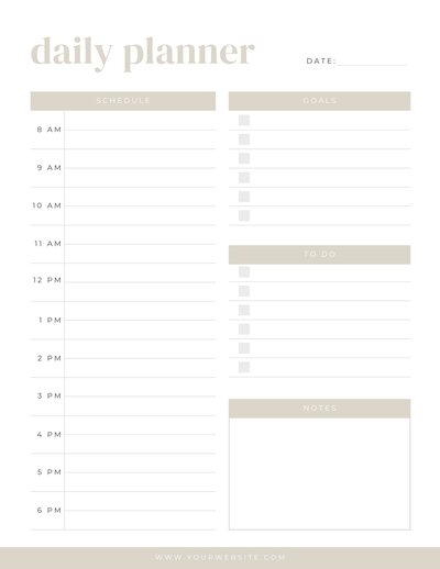 Daily Planner 3