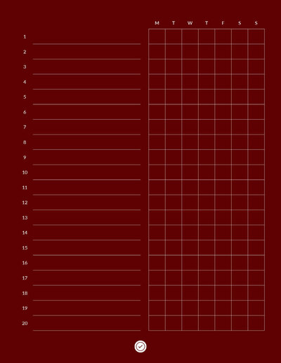 Notebook No 11 Digital Planner by Click 2 Plan-152