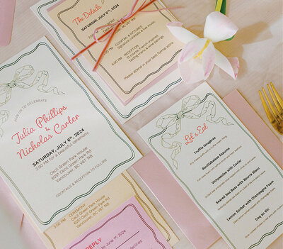 Unadorned Stationery, wedding signage and stationery in Vancouver, British Columbia, featured on the Brontë Bride Vendor Guide.