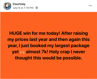 Courtney Bowlden - Huge Win!