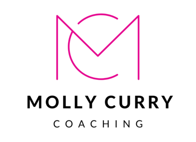 Molly Curry Coaching Logo; MC initials above the words Molly Curry Coaching