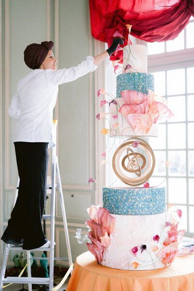 Luxury american cake designer New York wedding planner