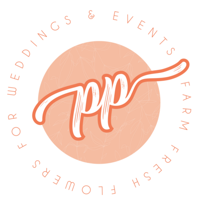Sublogo for Peaches and Poppies Floral brand
