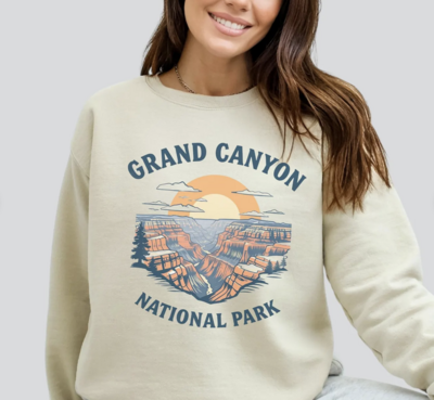 Grand Canyon National Park Sweatshirt - Sport Grey