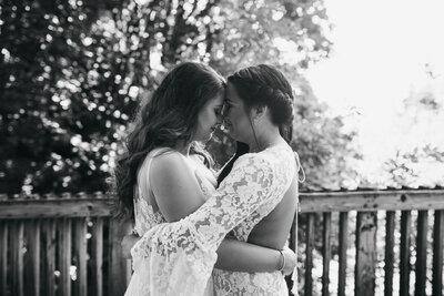 couple holding each other