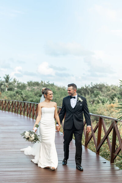 Toni & Grant's Mexico destination wedding at Atelier Playa Mujeres