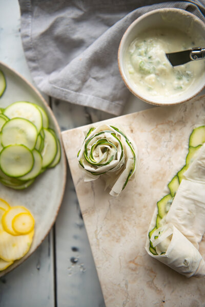 Baked Filo Zucchini Flowers - Lost in Musings Blog-7