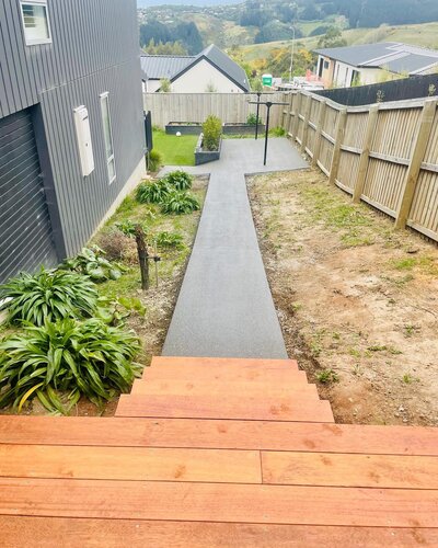 path and decking