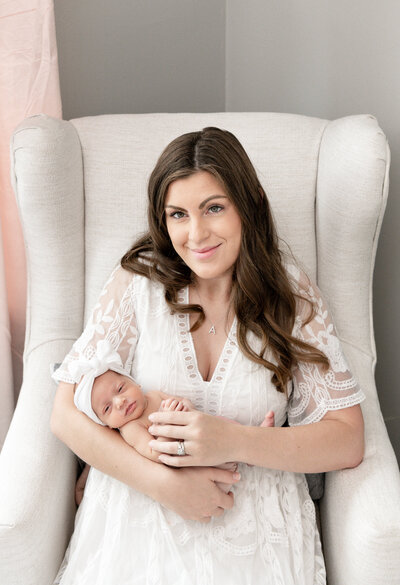 Lifestyle Newborn session with Alisha Cory Photography