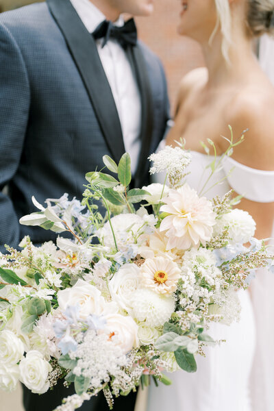 bridal bouquet curated by wedding planner in cincinnati