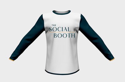 Long sleeve shirt Mockup for photobooth company