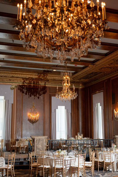 Bride and groom dancing at wedding by one of the top chicago wedding photographers Allison Francois