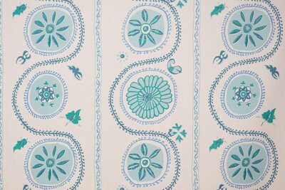 Mally Skok_Suzani Luv_Blue on White