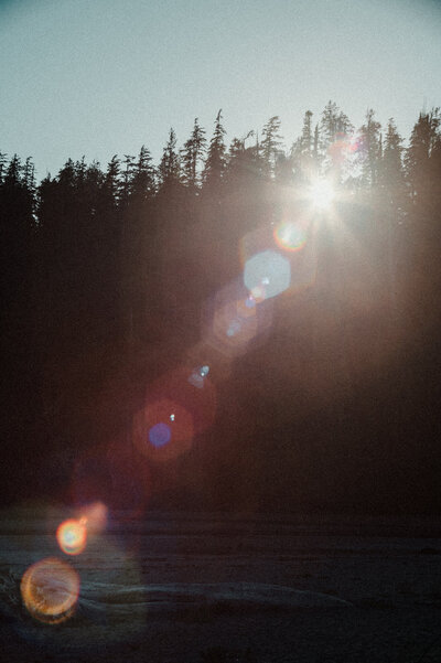 Bamfield Lighrays at Pachena Bay for a Vancouver Island Elopement