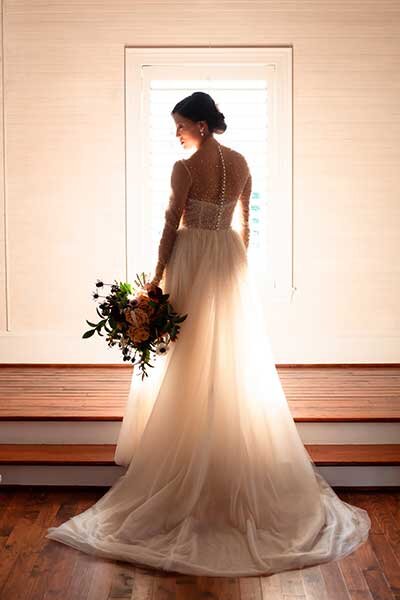 Asian Bride in flowing gown - richmond wedding photographer VA