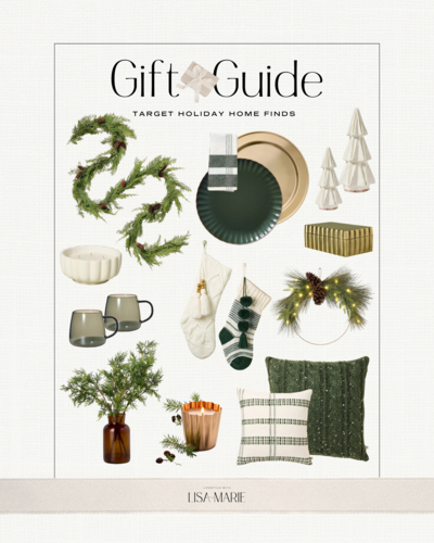 assorted holiday home decor from Target