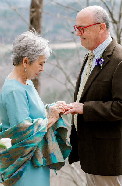Bride and groom walk up memorial steps at their DC wedding