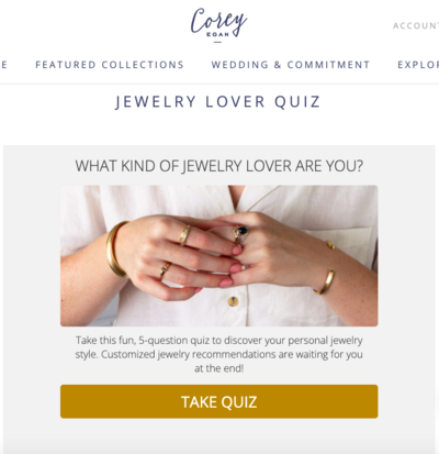 Corey-Egan-Jewelry-Lover-Quiz-Landing-Page