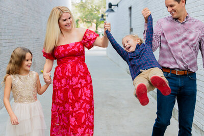 Groom kisses brides cheek before their Floridan Palace wedding in Tampa