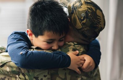 Soldier and son