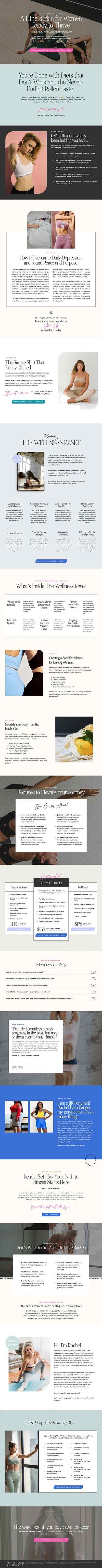 Easy to update Showit website for Coaches, VAs and Service Providers