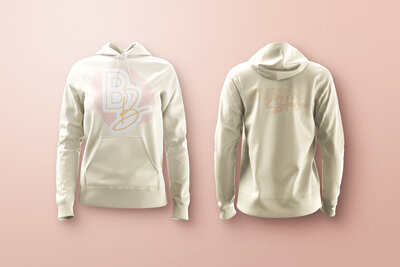 Mockup hoodie design for hair stylist