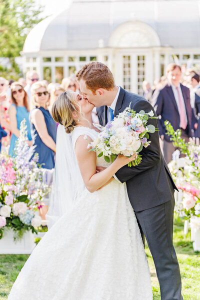 WHITE TENT RECEPTION AT THE BARN AT REYNOLDA VILLAGE