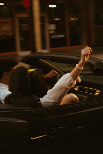 A passenger princess drives off 