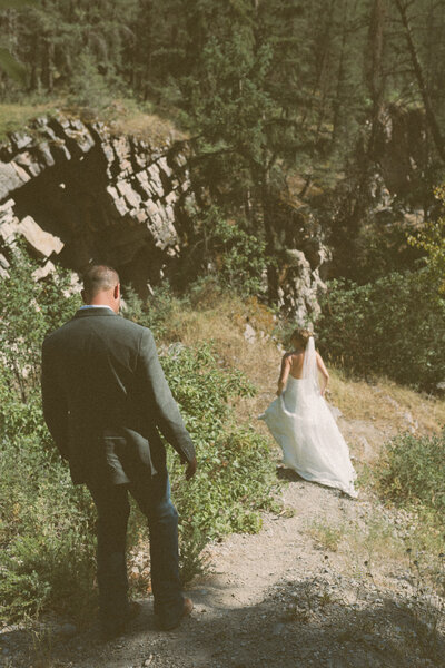bride and groom captured by bc wedding photographer