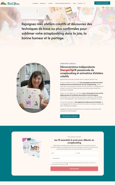 Template showit pour entrepreneur
