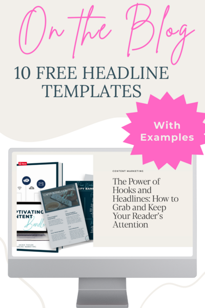 10 free headline templates to reach out and grab your reader's attention.