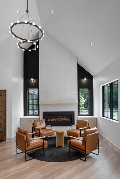 Corporate design by one of the leading interior design firms in Indianapolis