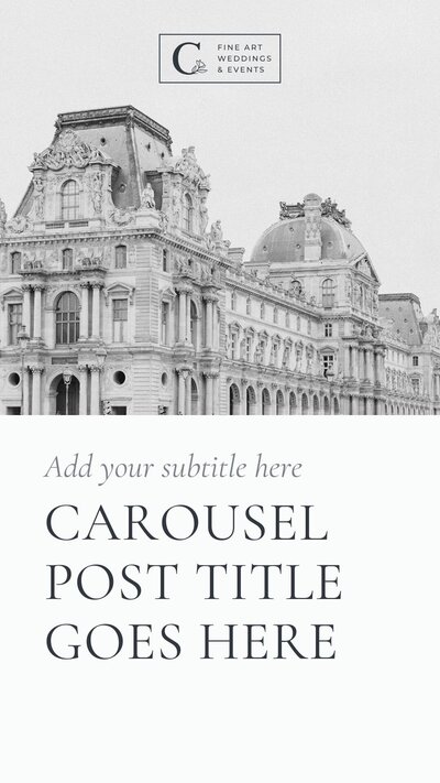 carousel cover for instagram