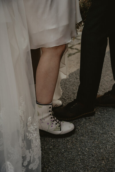 Bröllop med Dr Martens på fötterna