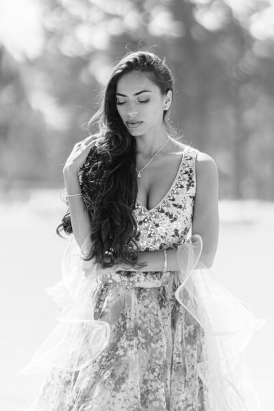 South Asian engagement session in Banff